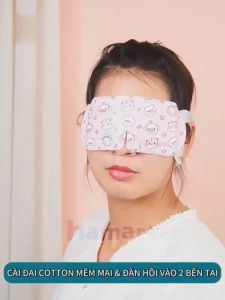 Miếng Chườm Mắt Nóng Hơi Nước Ấm Áp Thư Giãn Giảm Mỏi Mắt Hỗ Trợ Tăng Cường Thị Lực