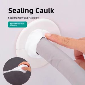 Waterproof Kitchen Sink Drain Pipe Sealing Putty Hole Filler Anti-Moisture Insect Proof Soft Silicon Household Cleaning Tool