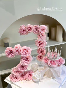 Fairy Cake Decoration Iron Art Wire Rose Flower Stand Butterfly Goddess  Flower Rack Festive Celebration Supplies