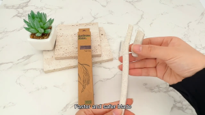 Eco-Friendly Wheat Straw Eyebrow Razor 1pc Biodegradable Compostable Sustainable