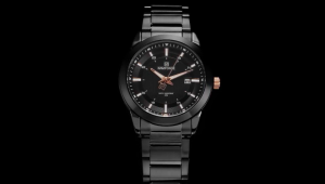 Jam Tangan Pria NAVIFORCE NF-8029M Original Tanggal Aktif Full Embos Rantai Stainless Tahan Air