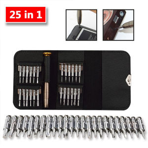 25 Bits in 1 Precision Laptop PC Tablet Cellphone Repair Tools Set Screwdriver