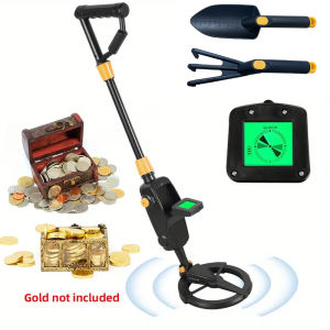 MD1008A Childrens metal detector accompanying growth.Ergonomic handle for small palm battery powered (not included)
