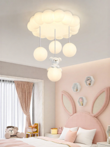 DGY | Cream Cloud Design Childrens Bedroom Ceiling Light