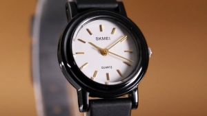 Jam tangan wanita klasik rubber SKMEI 1659 Original waterresist