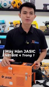 Máy hàn 4 trong 1 Jasic NB-160E tặng kèm cuộn dây + găng tay hàn trọng lượng nhẹ hàn có khí không khí hàn que siêu khỏe