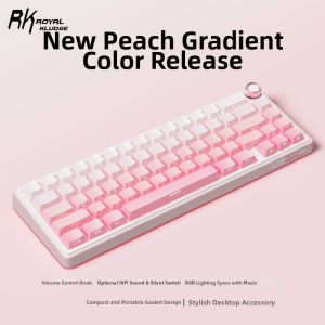 RK ROYAL KLUDGE | Cute Aesthetic Wireless Mechanical Keyboard for Girls