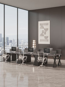 Yan Panel Workstation Desk for 2 to 6 Persons Cubicle Partition