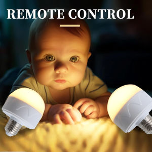 【Ready Stock】2pcs Rechargeable Bulb with Remote Control Battery Powered Bulb 2200mAh E27 Rechargeable Non-Hardwire/Timer/Dimmer/Magnetic 360° Rotating LED Emergency Spotlight for Bedroom Bedside