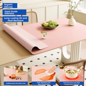 SHULIAN | Silicone Waterproof Oil-Resistant Heat-Resistant No-Wash Table Mat