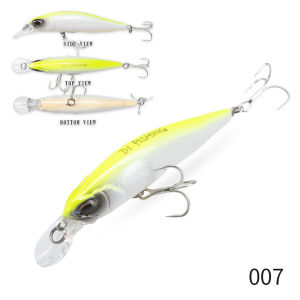 D1 Minnow Fishing Lure 65mm 5g Sinking Freshwater Jerkbait Artificial Hard Wobblers For Pike Bass Fishing Tackle DT5010