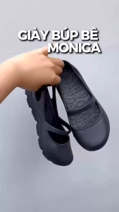 Giày Thái Giày Nhựa Đúc đi mưa Siêu Nhẹ MONOBO - NICKY