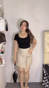 Rok Celana Pendek Skirt Terbaru Bahan Twill Premium Celana Rok Pendek Wanita Dewasa Ukuran MLXL