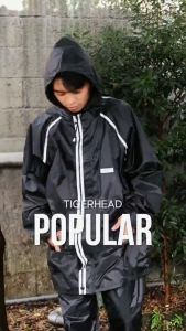 Jas Hujan Stelan Tiger Head Popular 68310 - Waterproof & Tahan Lama
