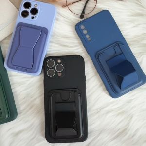 Honor X5b X6 X6a X6b X7 X7a X7b X7c X7d X8 X8a X8b X8c X9 X9a X9b X9c Smart 70 90 90 Lite 200 Lite 200 Pro 200 Smart 400 Lite 400 Pro 400 Smart card holder stand TPU matte silicon soft case cover fon casing 卡贴手机壳