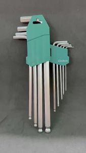 Bộ 9 cây Lục Giác Đầu Bi Loại Dài Linbon