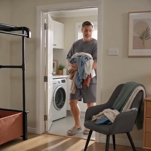 Simple Coat Rack Movable Floor Standing Household Dormitory Hanging Rack Balcony Bedroom Clothes Drying Rack Storage Pole