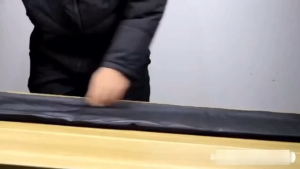 Celemek Masak Cuci Piring Dapur Kulit PU Waterproof Durable Size L  108 x 66 cm - Black