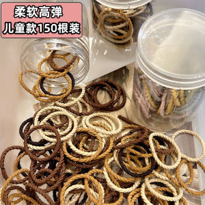 Kids Brown Thumb Hair Band Girl Hair Tie Does Not Hurt Hair Rubber Band Baby Towel Ring Head Rope Girls Headdress
