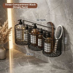 MINGZHIYIFAN | Multifunctional Wall-Mounted Organizer No Drilling Required