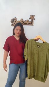 Balicihui Top Ida Atasan Jumbo Plus Size Big Size Top Basic Wanita