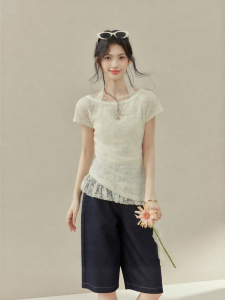 OUYANGXI | Bộ Bảo Vệ Mùa Hè Áo Thun Tay Ngắn & Áo Tank Top