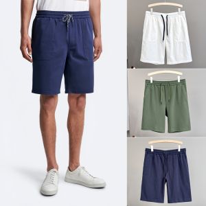 Quần Short Nam Cotton Thường Ngày Mùa Xuân Hè Năm Năm Thoáng Khí Thoải Mái Thời Trang Quần Dài Năm Điểm
