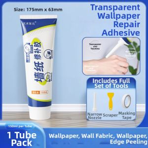 MOWEI | Wallpaper Repair Glue for Peeling Borders Fixing