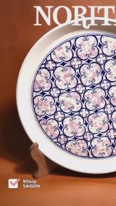 N0RITAKE 100%New - Prima Stone - 01 Đĩa/ Khay Bằng Đá Nguyên Khối Dùng Được Vi Sóng 26cm