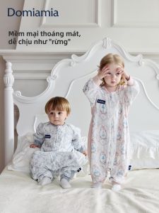 DOMIAMIA | Túi Ngủ Chống Đá Cho Bé Mùa Nào Cũng Dùng 40S Bamboo Cotton Muslin