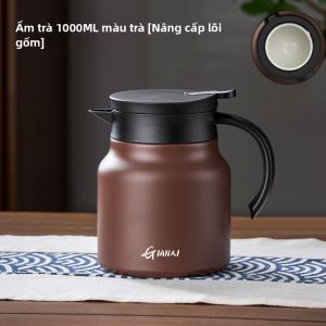 GIANXI | Dụng Cụ Pha Trà Inox & Gốm Có Tính Năng Cách Nhiệt và Tách Trà-Nước Dung Lượng Lớn