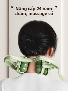 Máy Massage Cổ 24 Nam Châm 12 Bánh Xe