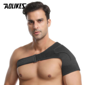 AOLIKES | AOLIKES New Shoulder Brace Adjustable Shoulder Support With Pressure Pad for Injury Prevention SprainSorenessTendinitis