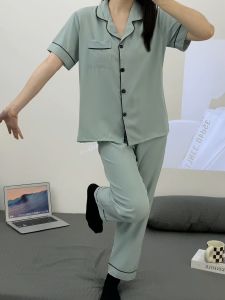 Y&L Fashion #C006 High Quality Cotton Short Sleeve pajama Set For Ultimate Comfort And Breathability