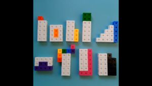 100 pcs WHITE Linking Cubes for Numberblocks 11-19