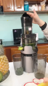 Máy Ép Chậm Trái Cây Mokkom MK-199 Ép Nguyên Quả Ép Kiệt 97% - Hàng Chính Hãng