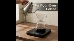 OLOEY | Cân Cà Phê Espresso Kỹ Thuật Số Độ Chính Xác Cao Màn Hình LCD Dùng Cho Pha Cà Phê Nhỏ Giọt Đo Trọng Lượng Dành Cho Barista Nhà Bếp Gia Đình Pha Cà Phê Tại Nhà