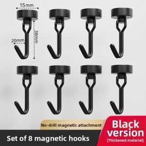 Heavy-duty No-drilling Magnetic Hook