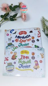 Pintar Membaca Al-Quran Junior BONUS Buku Pintar Ilmu Tajwid Junior FULL COLOR Buku Anak Usia 5+ Penerbit PQS