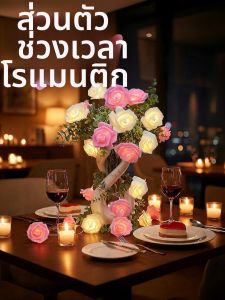 BEAUTY IN THE LIGHT | Solar Powered LED Rose and Star Shape Decorative Light Strip