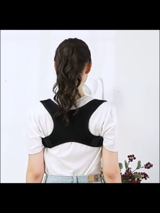 Adjustable Posture Corrector Back Brace Breathable Support for Office Gym Back Pain Relief