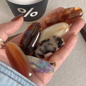 Small Size Elliptical Hair Clip Vintage French Side Hair Clip Hairband Travel Hair Accessories by PREVADAZA from China