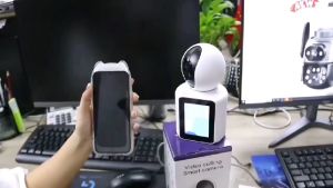 xiaomi Smart CCTV Camera Wifi Security Camera With Screen 1080P Cell Phone Video Two-Ways 2.8 In IPS Screen 360° Rotatio