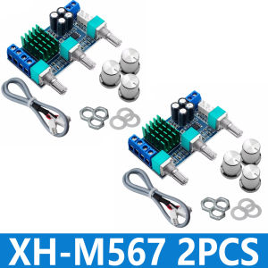 1~2PCS XH-M567 TPA3116D2 Dual-channel Stereo High Power Digital Audio Power Amplifier Board Audio Power Amplifier Board 80W*2
