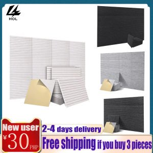 HOL 12Pcs Square High Density Polyester Fiber Acoustical Panels SoundProof PaddingSound Absorbing Noise Board for Wall Sound Dampening Used Studio Office Home KTV 12"X12"X0.35"inch