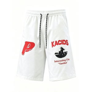 OUMULONG | Quick-Drying Cool Feel Mens Shorts Summer Orange