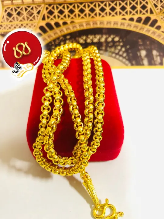 0025สร้อยคอทาโร่ตัน มีหนัก1,2,3,5บาท ️🔥ฟรีตะขอมีตราปั้ม งานทองหุ้ม งาน ...