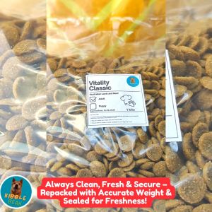 Vitality Classic Lamb & Beef Dog Dry Food (1KG)