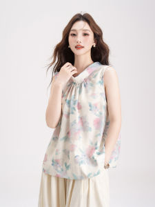 SHANGWEILUO | Áo Blouse Elegance Không Tay