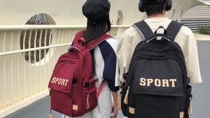 Boys/girls kapasiti besar ransel fesyen sekolah beg pelajar ransel komputer